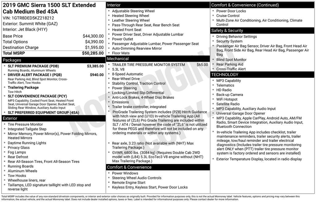 gmc sierra 1500 2019 1GTR8DED5KZ218212 image gmc sierra 1500 2019 1GTR8DED5KZ218212 image